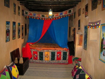 Schlafzimmer im Fort Taqah