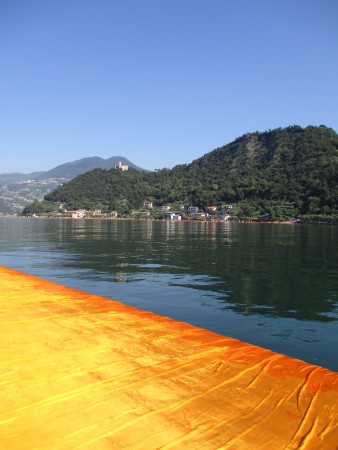The Floating Piers am Iseosee, Italien Juni 2016